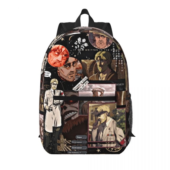 AOT Theme Backpack lightweight and durable laptop bag stylish 3D-print backpack