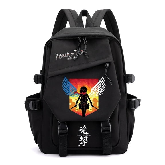 AOT Theme Backpack lightweight and durable laptop bag stylish 3D-print backpack