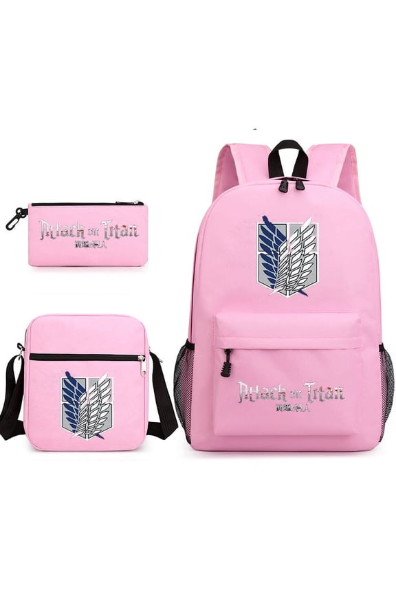 AOT Theme Backpack lightweight and durable laptop bag stylish 3D-print backpack