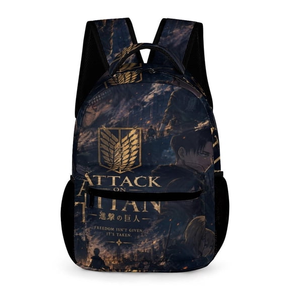 AOT Theme Backpack lightweight and durable laptop bag stylish 3D-print backpack
