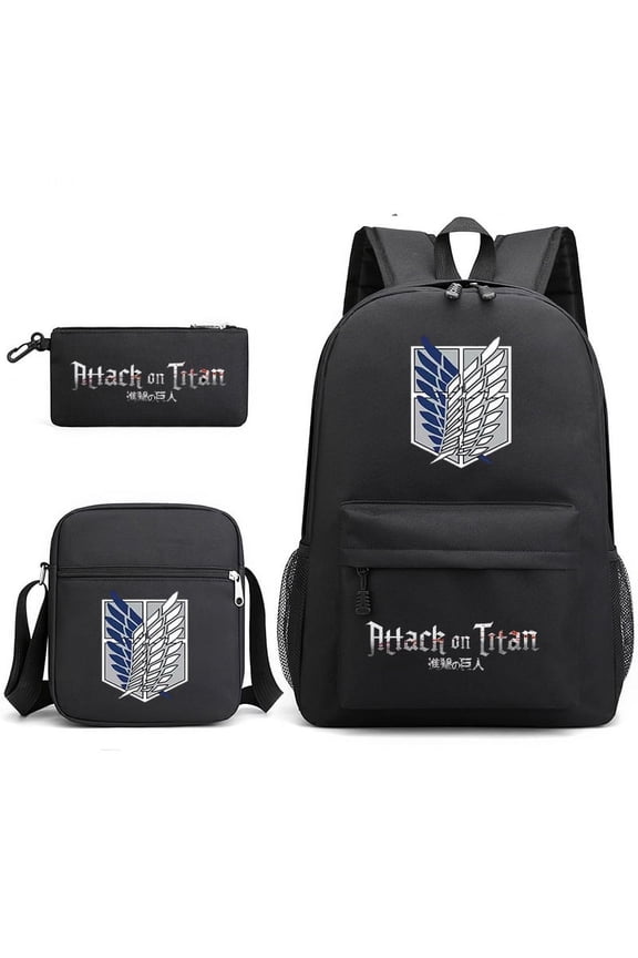 AOT Theme Backpack lightweight and durable laptop bag stylish 3D-print backpack