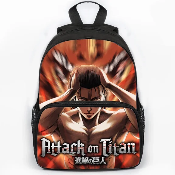 AOT Theme Backpack lightweight and durable laptop bag stylish 3D-print backpack