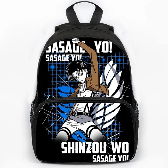 AOT Theme Backpack lightweight and durable laptop bag stylish 3D-print backpack