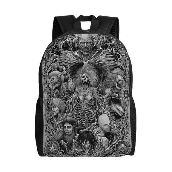 AOT Theme Backpack lightweight and durable laptop bag stylish 3D-print backpack