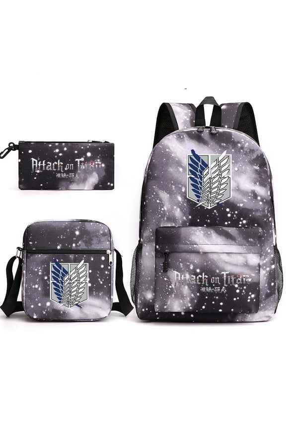 AOT Theme Backpack lightweight and durable laptop bag stylish 3D-print backpack