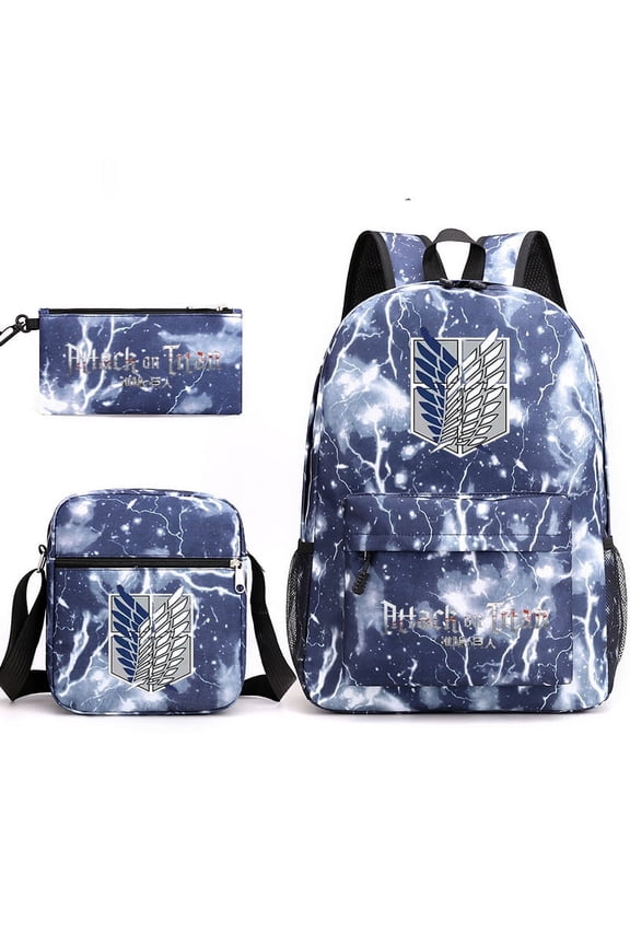 AOT Theme Backpack lightweight and durable laptop bag stylish 3D-print backpack