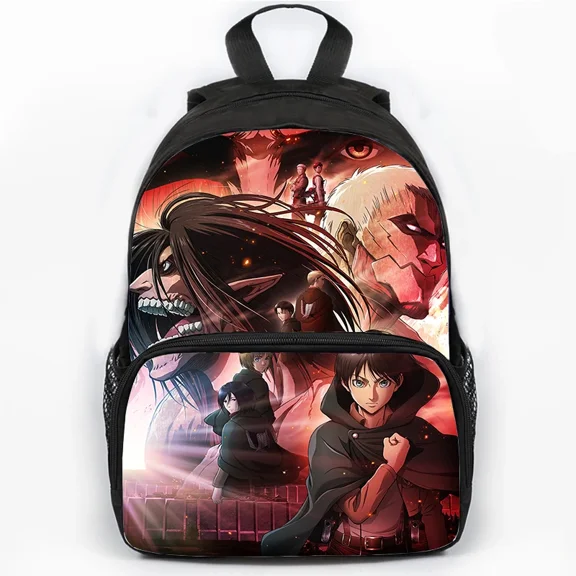 AOT Theme Backpack lightweight and durable laptop bag stylish 3D-print backpack