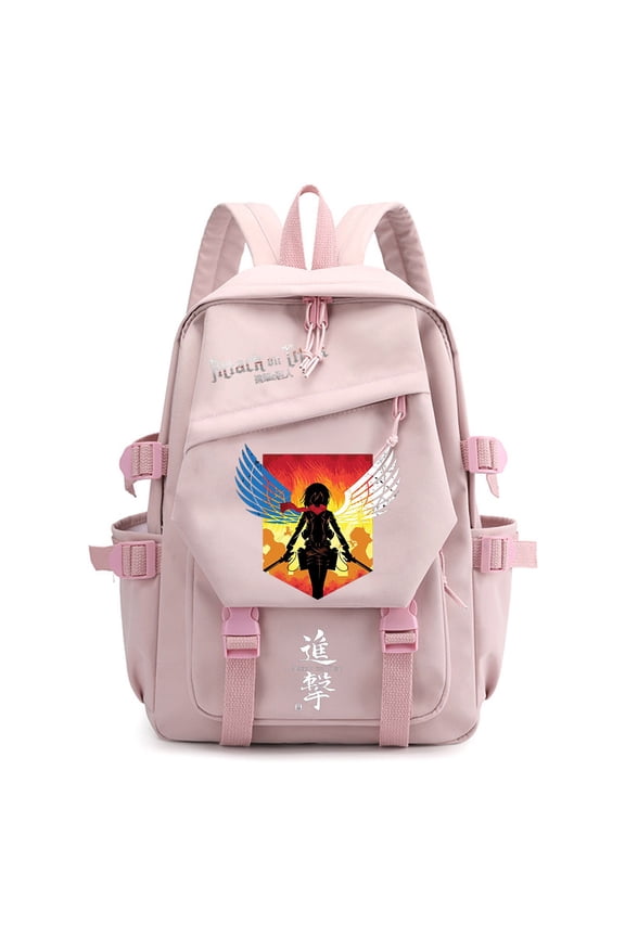 AOT Theme Backpack lightweight and durable laptop bag stylish 3D-print backpack
