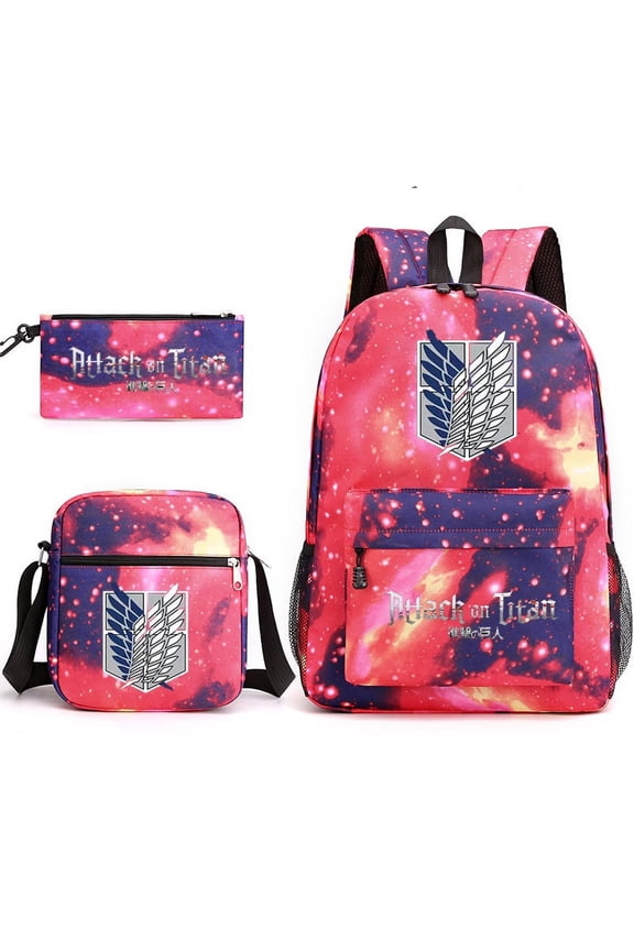 AOT Theme Backpack lightweight and durable laptop bag stylish 3D-print backpack