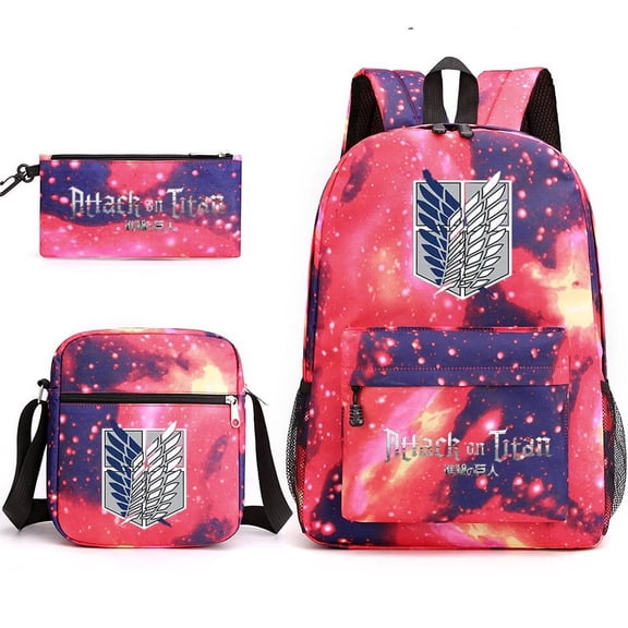 AOT Theme Backpack lightweight and durable laptop bag stylish 3D-print backpack