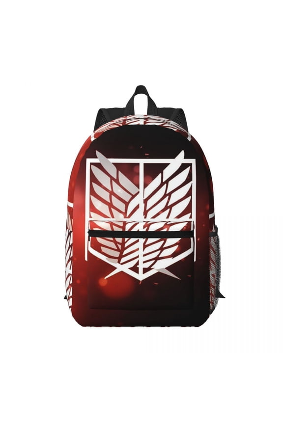 AOT Theme Backpack lightweight and durable laptop bag stylish 3D-print backpack