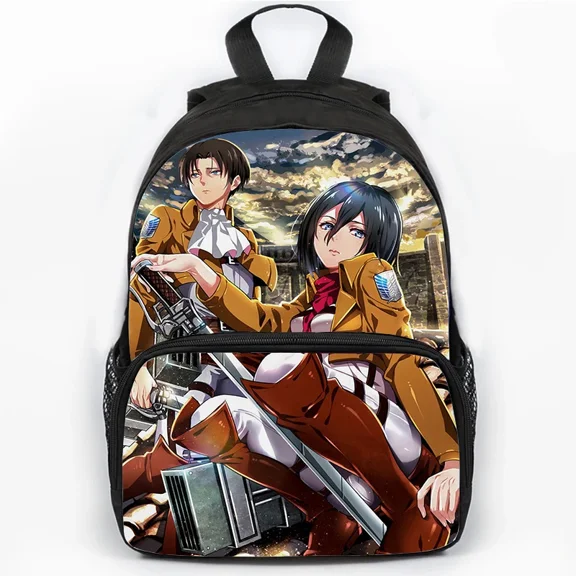 AOT Theme Backpack lightweight and durable laptop bag stylish 3D-print backpack