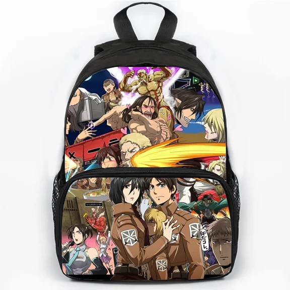 AOT Theme Backpack lightweight and durable laptop bag stylish 3D-print backpack