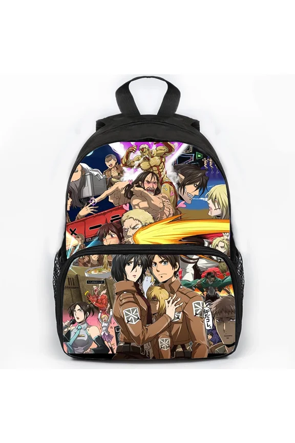 AOT Theme Backpack lightweight and durable laptop bag stylish 3D-print backpack