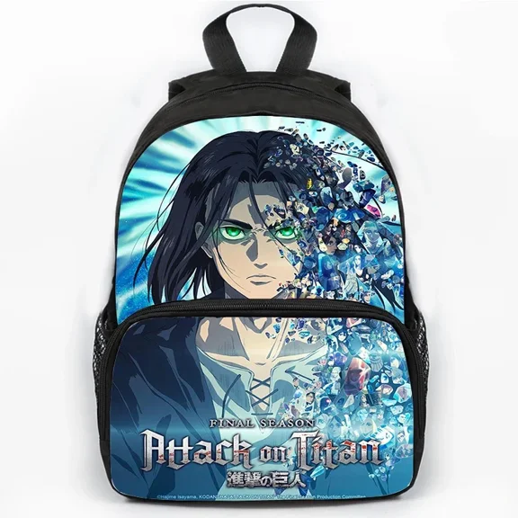 AOT Theme Backpack lightweight and durable laptop bag stylish 3D-print backpack
