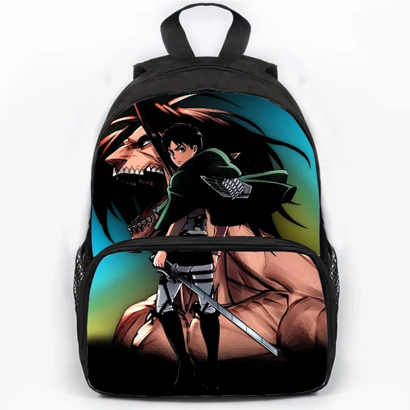 AOT Theme Backpack lightweight and durable laptop bag stylish 3D-print backpack