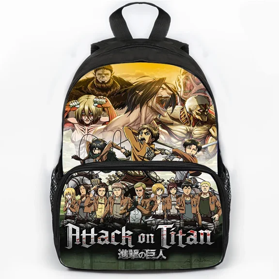 AOT Theme Backpack lightweight and durable laptop bag stylish 3D-print backpack