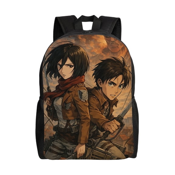 AOT Theme Backpack lightweight and durable laptop bag stylish 3D-print backpack
