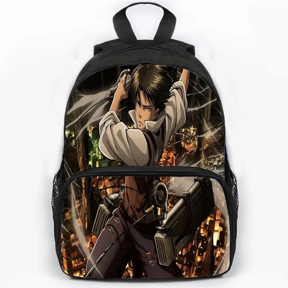 AOT Theme Backpack lightweight and durable laptop bag stylish 3D-print backpack