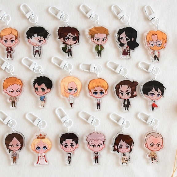 AOT characters - acrylic charms (1 keychain)