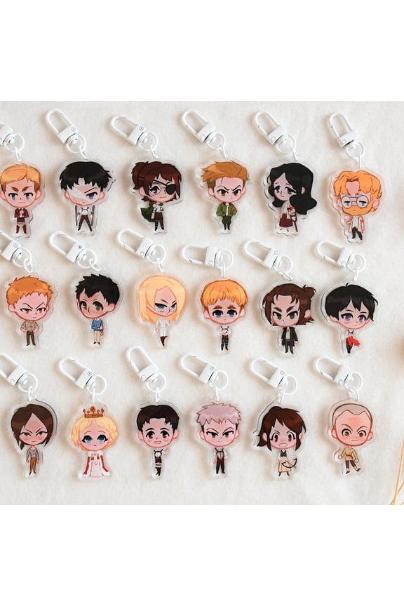 AOT characters - acrylic charms (1 keychain)