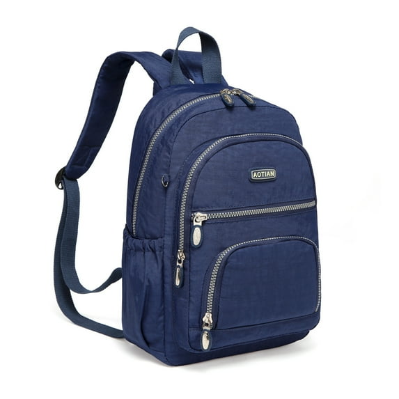 AOTIAN Women Small Backpack Lightweight Walking Bag Durable Adult Female Daypack 9 Liters Deep Blue