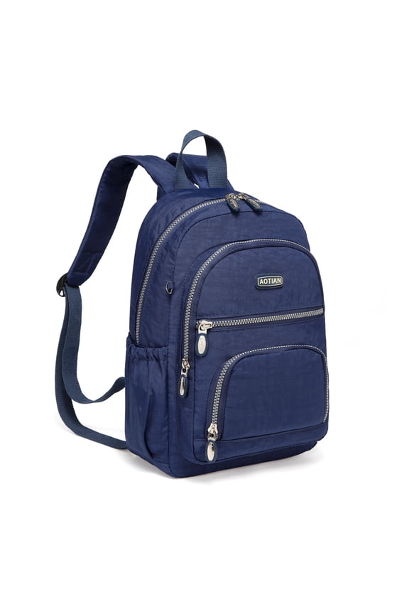 Women Small Backpack Lightweight Walking Bag Durable Adult Female Daypack 9 Liters Deep Blue
