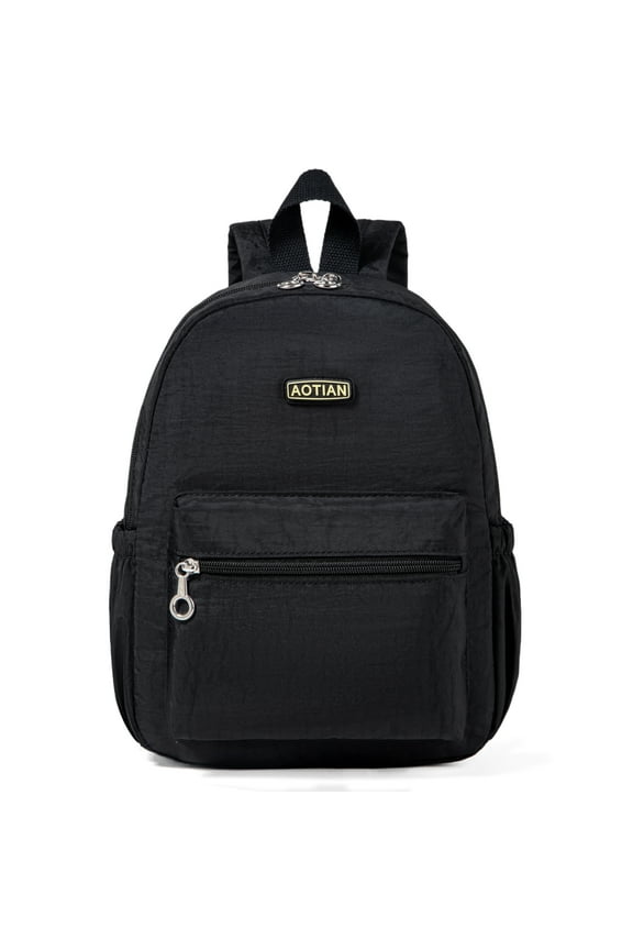 Women’s Nylon Mini Casual Daypacks Small Backpack Black