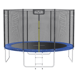 JumpKing 14ft Trampoline with Safety Enclosure, 200lb Weight