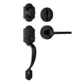 AOTODO Matte Black Front Door Handle Lock Set Easy Installation
