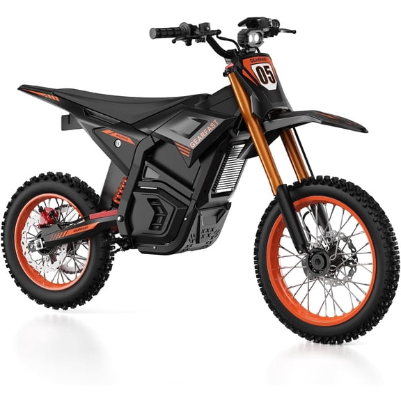 AOTOS  2500W Electric Dirt Bike for Teens,48V 21AH Removable Battery,up to 38MPH & 38Miles,14"/12" Fat Tires Mountain Bike for Beach Snow