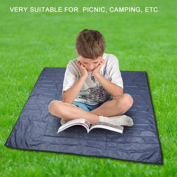 AOTU Outdoor Portable Waterproof Tent Floor Mat Sleeping Pad for Camping Picnic Beach (Grey, 84.65 x 84.65 inches / 215 x 215 cm)
