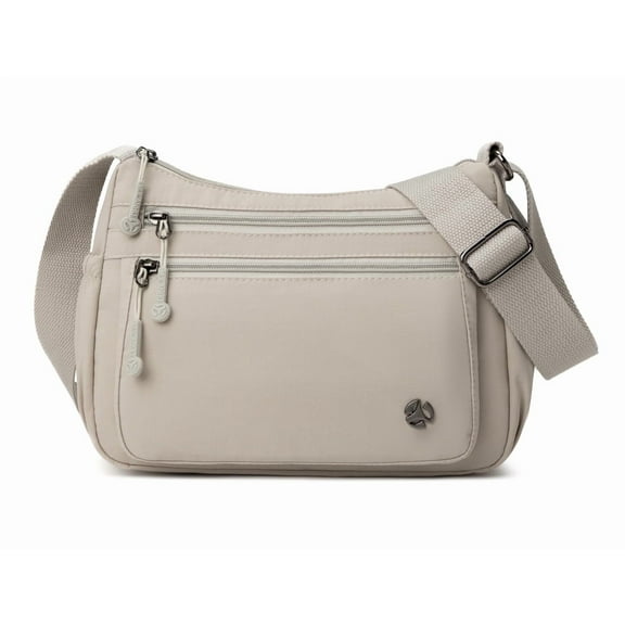 AOUNQ Casual Crossbody Bag with Anti Theft Pocket - Women Lightweight Water-Resistant Purse Bag