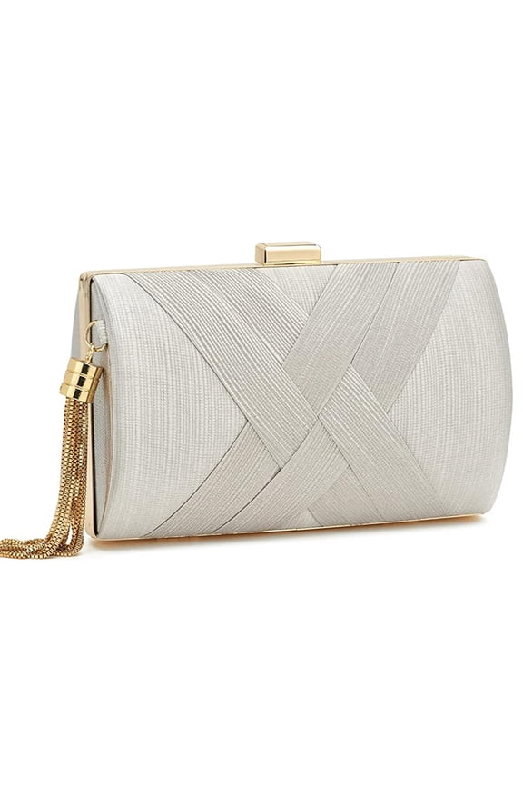 Clutch Purse for Women Evening Bags Formal Party Wedding Clutches Crossbody Shoulder Bag with Tassel