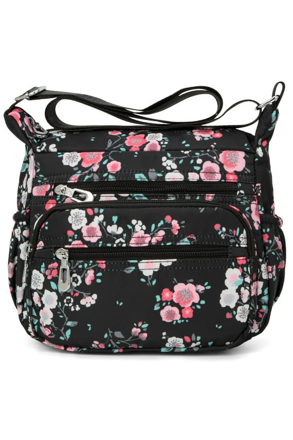 Crossbody Purses and Handbags for Women Adjustable Ladies Shoulder Bags Multi Pocket Travel Tote Bag,Magnolia