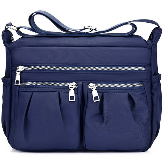 AOUNQ Womens Shoulder Bags Nylon Crossbody Purse Bags Waterproof Messenger Purses and Handbags,Blue