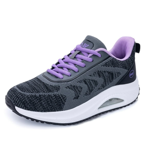 AOV GREEN LEAF Women's Walking Shoes with Arch Support Orthotic Sneakers for Plantar Fasciitis Tennis Running Shoes US 5.5-11