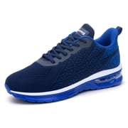 AOV Tennis Shoes for Men Athletic Running Sneakers for Sport Gym Jogging Walking Darkblue US 11