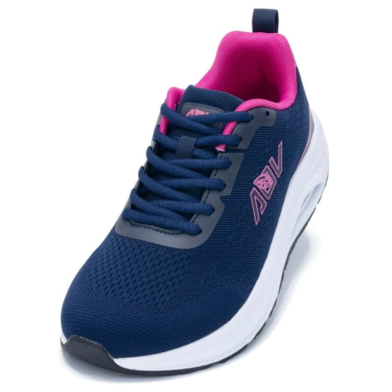 AOV Wide Toe Box Shoes Women Arch Support Walking Shoes for Plantar Fasciitis Orthotic Air Tennis Sneakers Beige Size 10.5