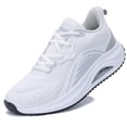 thumbnail image 1 of AOV Women's Arch Support Walking Shoes - Breathable Orthotic Sneakers for Plantar Fasciitis Pain Relief WhiteGray US Size 11, 1 of 4