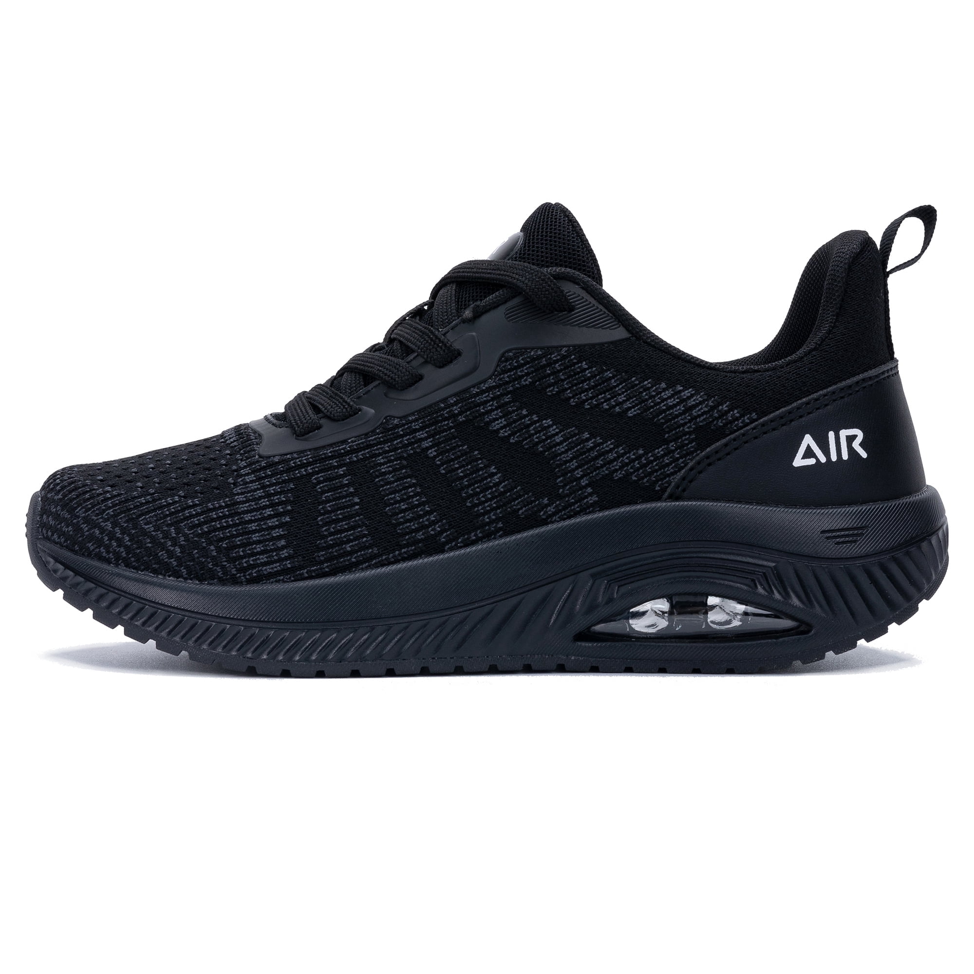 Women's Walking Shoes with Arch Support Plantar Fasciitis Sneakers for Gym Workout AllBlack 9