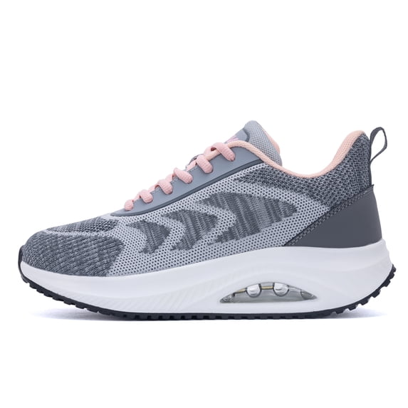 AOV Womens Arch Support Walking Shoes Plantar Fasciitis Fashion Sneakers Tennis Shoes for Foot Pain Relief, US Size 7.5