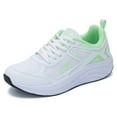 thumbnail image 1 of AOV Womens Walking Shoes with Arch Support Plantar Fasciitis Sneakers Orthotic Tennis for Foot Heel Pain Relief WhiteGreen Size 10.5, 1 of 7
