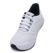 AOV Womens Wide Toe Box Walking Shoes Arch Support Plantar Fasciitis Tennis Sneakers Casual Athletic Running Shoes WhiteBlack1 Size 9
