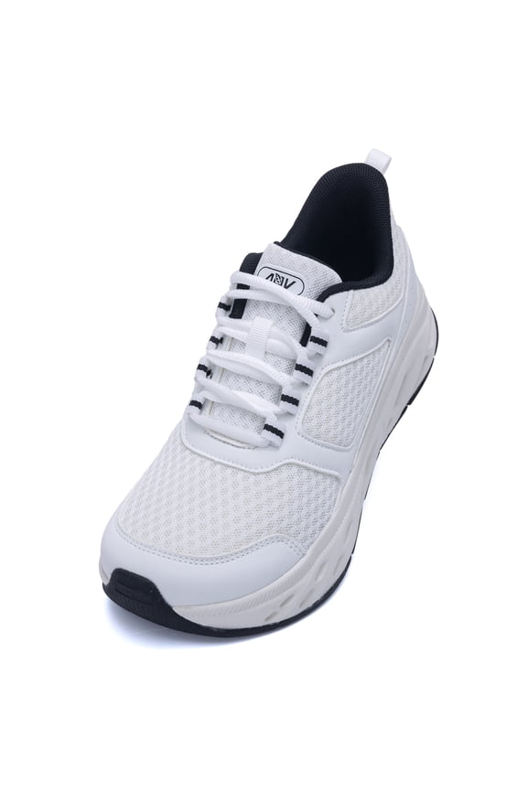Womens Wide Toe Box Walking Shoes Arch Support Plantar Fasciitis Tennis Sneakers Casual Athletic Running Shoes WhiteBlack1 Size 9