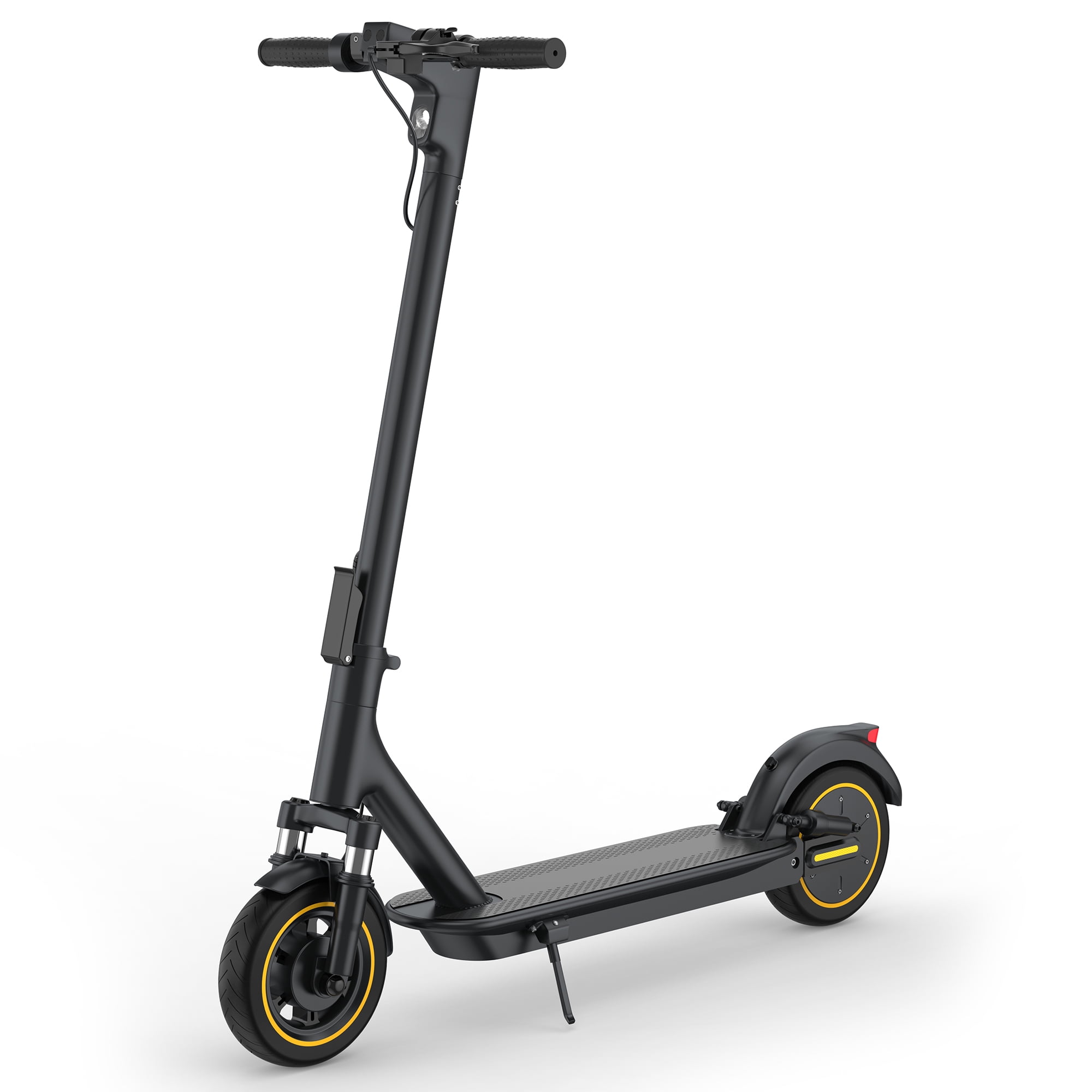 AOVOPRO ESMAX 500W 10′ Foldable Electric Scooter for Adults with Air Tire and Dual Shock Absorption, Dual Braking Sansujyuku sansujyuku.com
