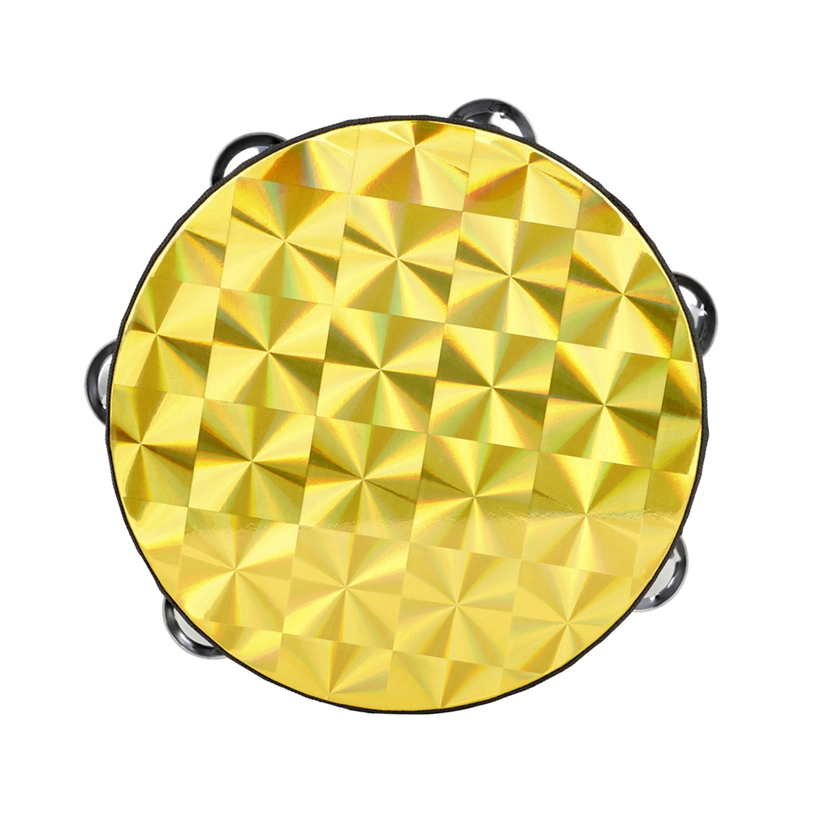 AOVUWU 8 Inch Double Tambourine, Hand Held Percussion Drum Musical