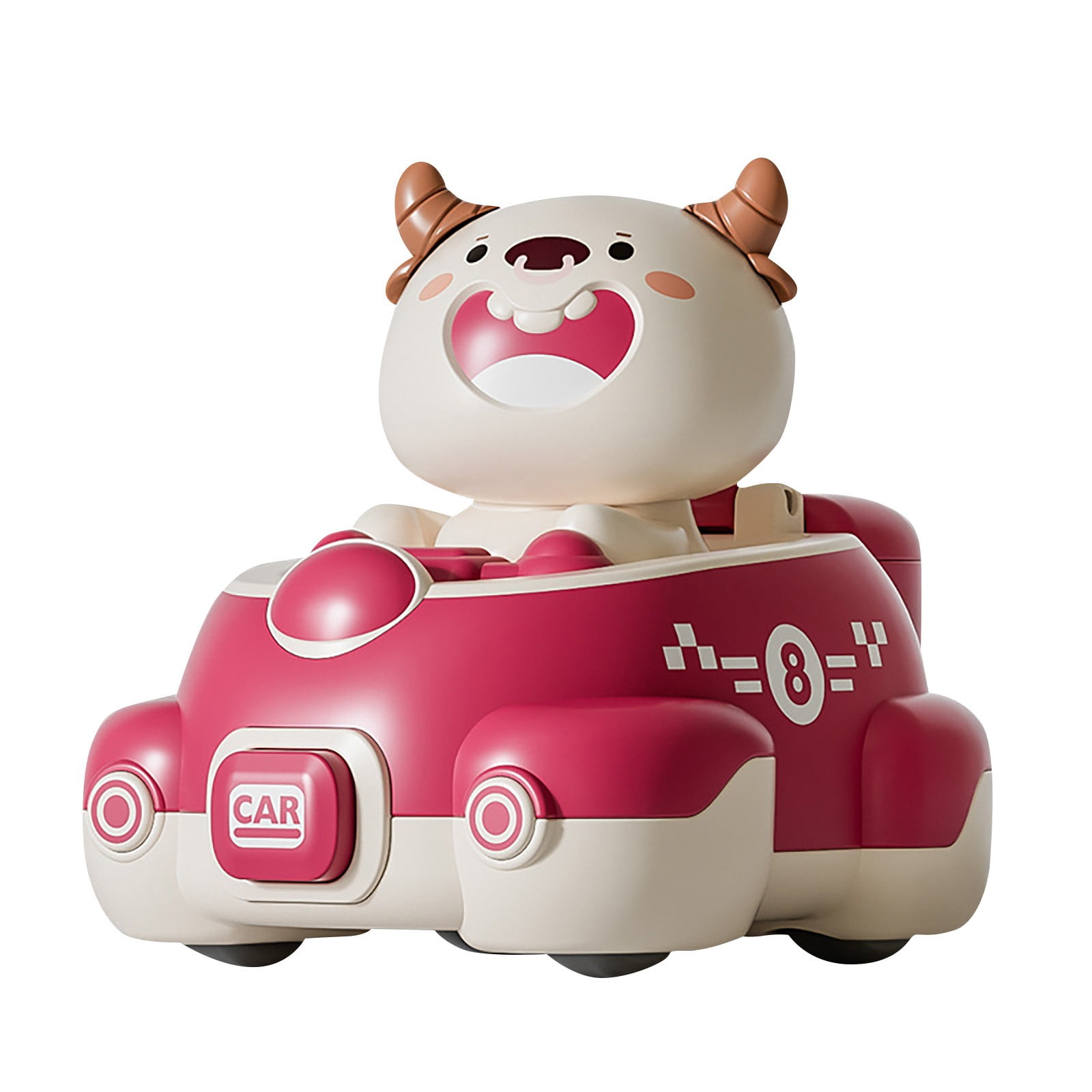 AOVUWU Interactive Cartoon Animal Race Car Toy for Kids Fun, Safe ...