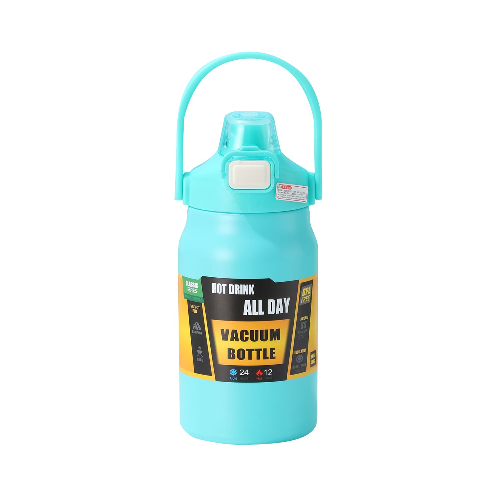 AOVUWU Outdoor Portable 304 Stainless Steel Thermal Mug Tumbler Vacuum ...