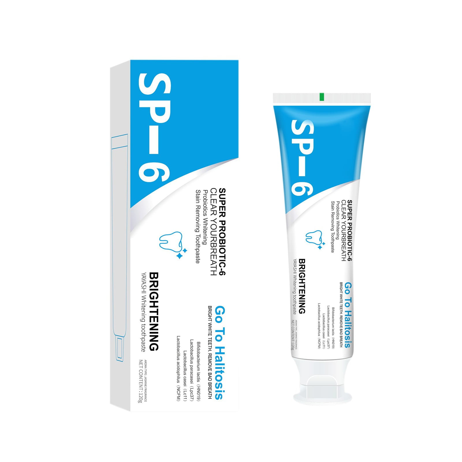 AOVUWU SP-6 Advanced Whitening Toothpaste Probiotic Formula for Fresh ...